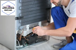 repairing refrigrator