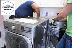 installation of washer and dryer